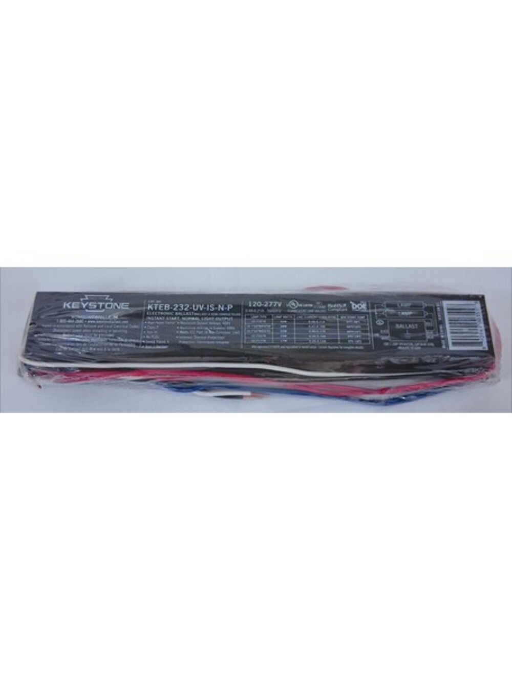 KEYSTONE Electronic Ballast KTEB-232-UV-IS-N-P 120-277V Instant Start Brand-NEW